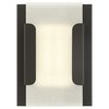 Access Lighting Hubert, Outdoor LED Wall Mount, Bronze Finish, Seeded Glass 20001LEDDMG-BRZ/SDG